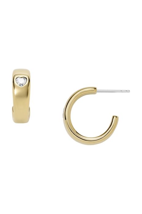 Сережки Fossil колір золотий (2091620)