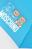Парасоля Moschino колір бірюзовий (2502423)