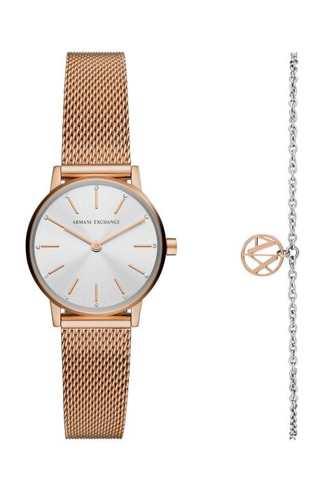 Годинник Armani Exchange жіночий колір золотий (2179507)