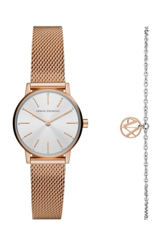 Годинник Armani Exchange жіночий колір золотий (2179507)