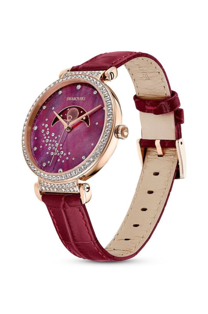 Годинник Swarovski 5613323 Passage Moon Phase жіночий колір червоний фото 2