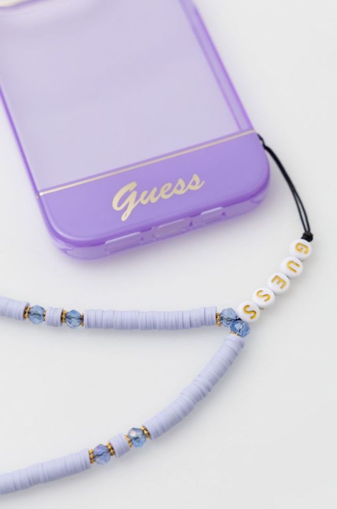 Чохол на телефон Guess Iphone 14 Pro 6,1" колір фіолетовий фото 2