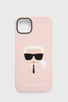 Чохол на телефон Karl Lagerfeld Iphone 14 Plus 6,7" колір рожевий (2787369)