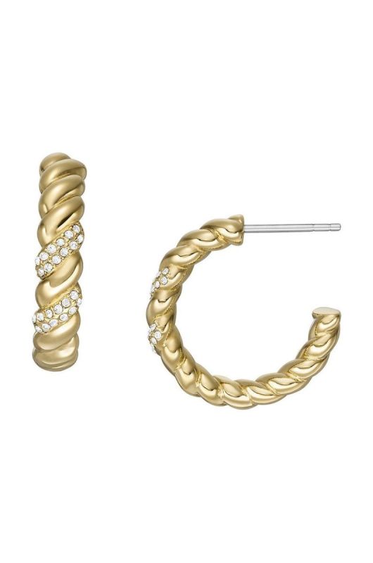 Сережки Fossil колір золотий (2791819)