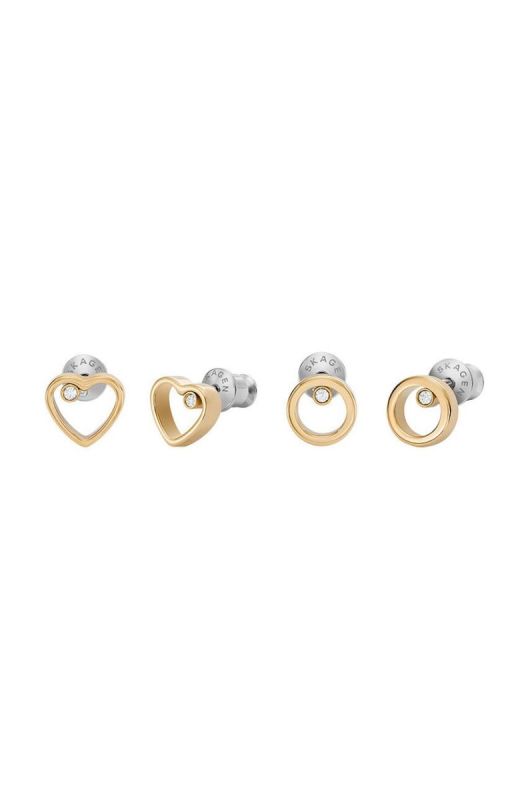 Сережки Skagen 2-pack колір золотий (2781518)