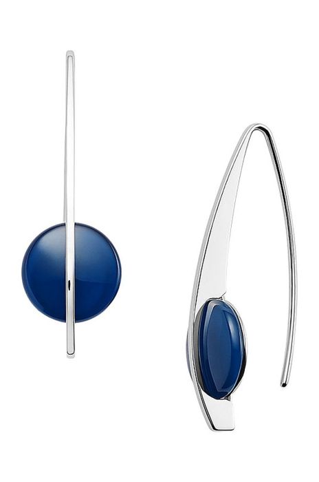 Сережки Skagen колір срібний (2825386)