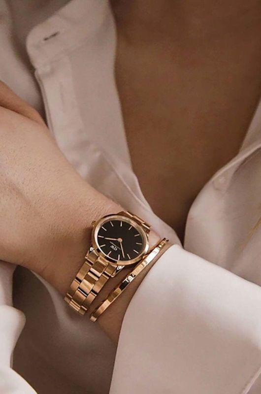 Годинник Daniel Wellington Iconic Link жіночий колір рожевий фото 2