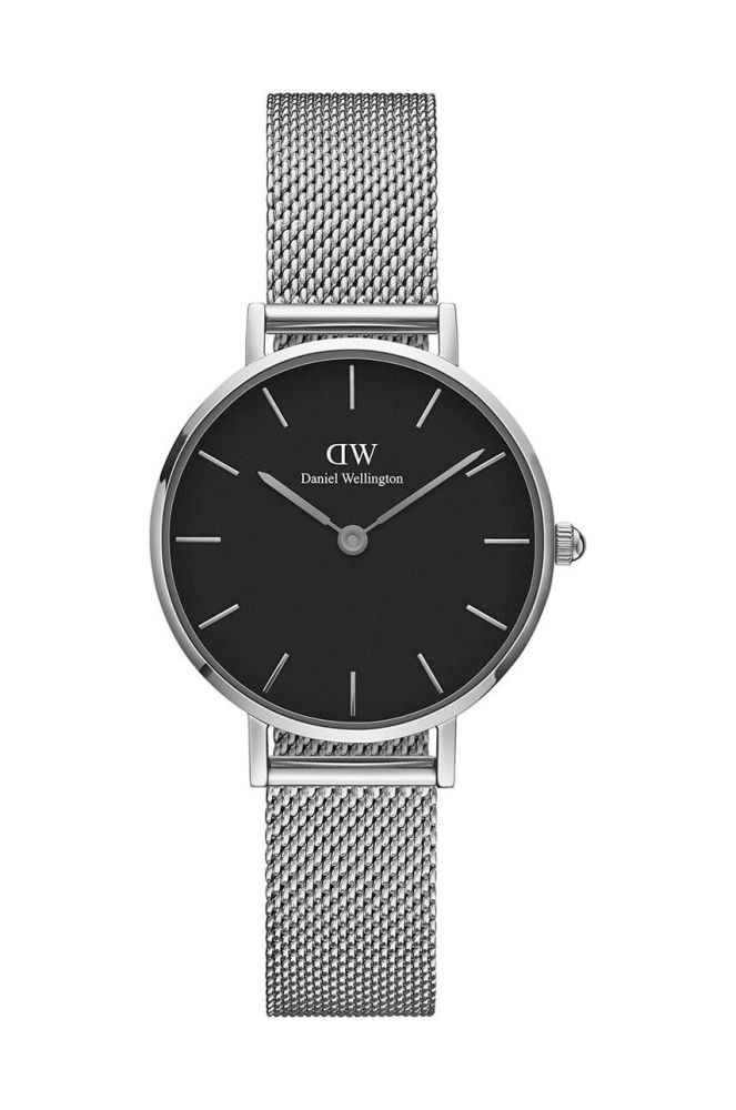 Годинник Daniel Wellington Petite 28 Sterling жіночий колір срібний (2799836)