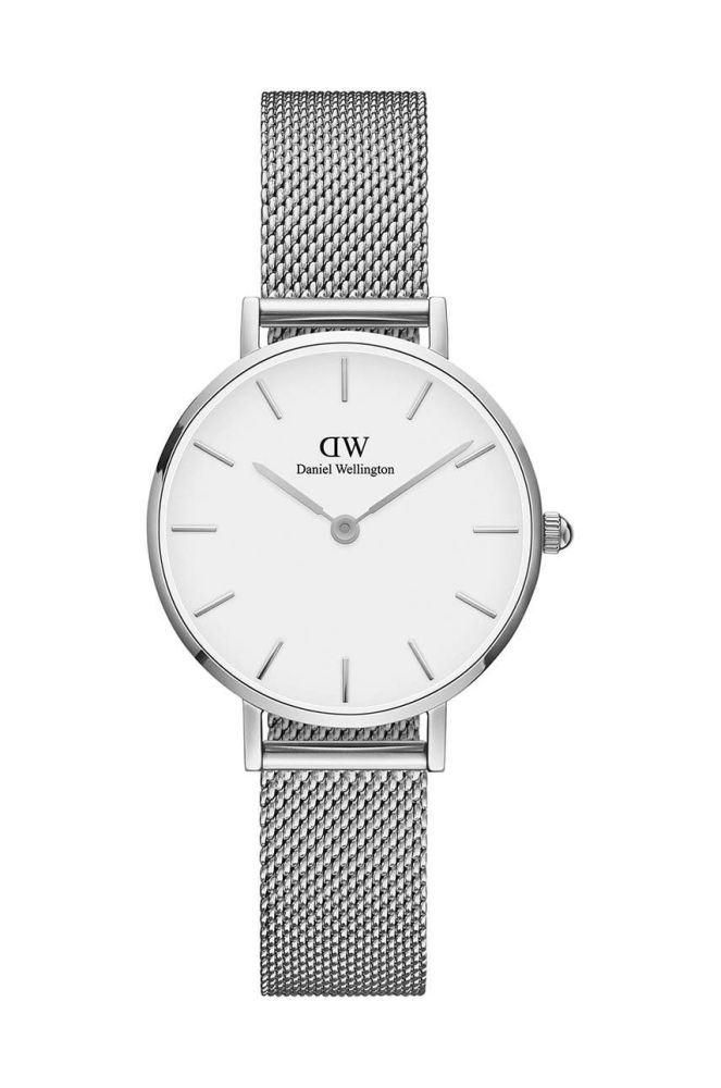 Годинник Daniel Wellington Petite 28 Sterling жіночий колір срібний (2799681)