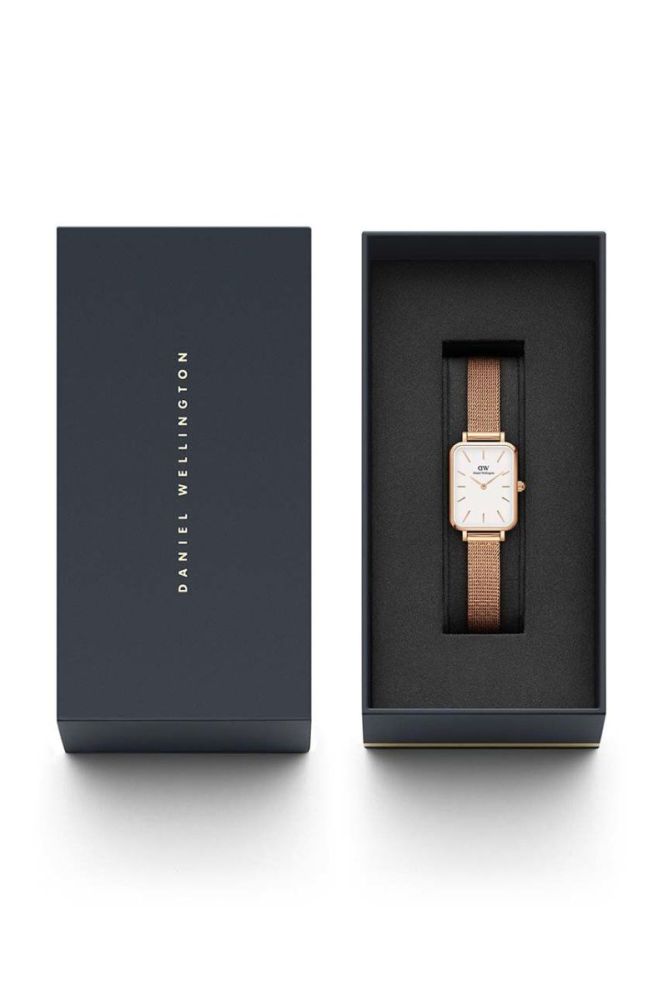 Годинник Daniel Wellington Quadro Pressed жіночий колір рожевий (2799685) фото 2