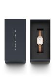 Годинник Daniel Wellington Quadro Pressed жіночий колір рожевий (2799685)