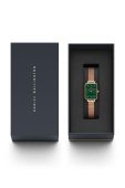 Годинник Daniel Wellington Quadro Pressed жіночий колір рожевий (2800191)