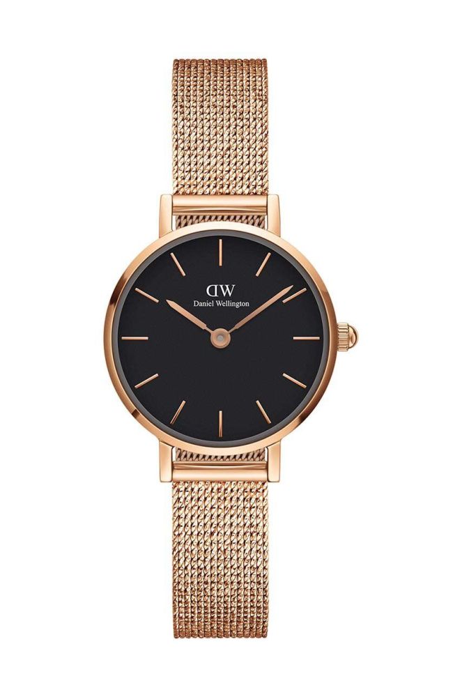 Годинник Daniel Wellington Petite 24 Pressed Melrose жіночий колір рожевий