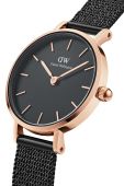 Годинник Daniel Wellington Petite 24 Pressed Ashfield жіночий колір рожевий