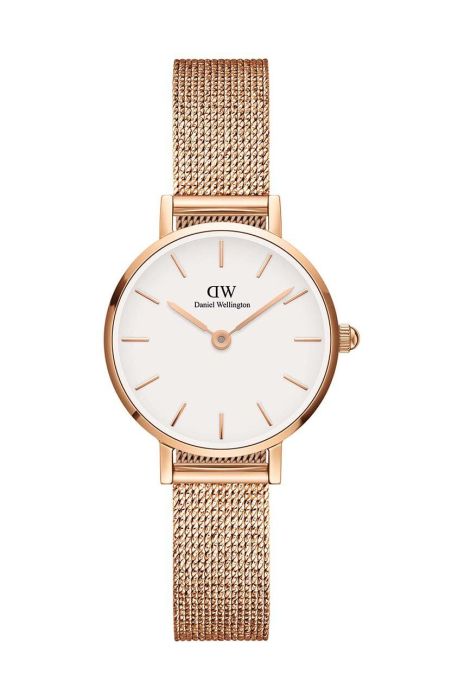 Годинник Daniel Wellington Petite 24 Pressed жіночий колір рожевий