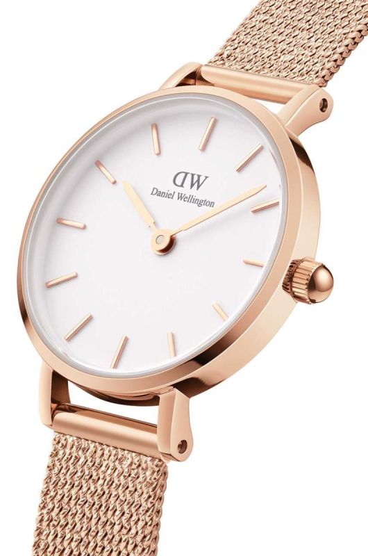 Годинник Daniel Wellington Petite 24 Pressed жіночий колір рожевий фото 2