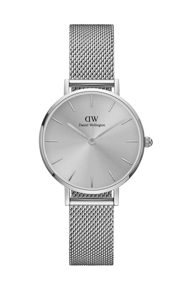 Годинник Daniel Wellington Petite Unitone 28 жіночий колір срібний