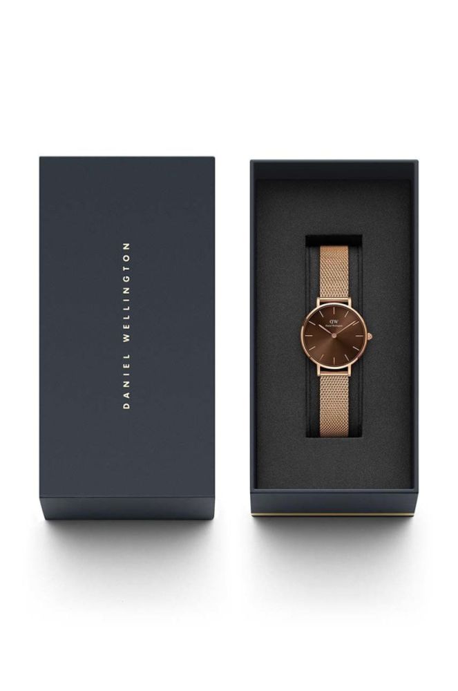 Годинник Daniel Wellington Petite Amber 28 жіночий колір рожевий фото 2