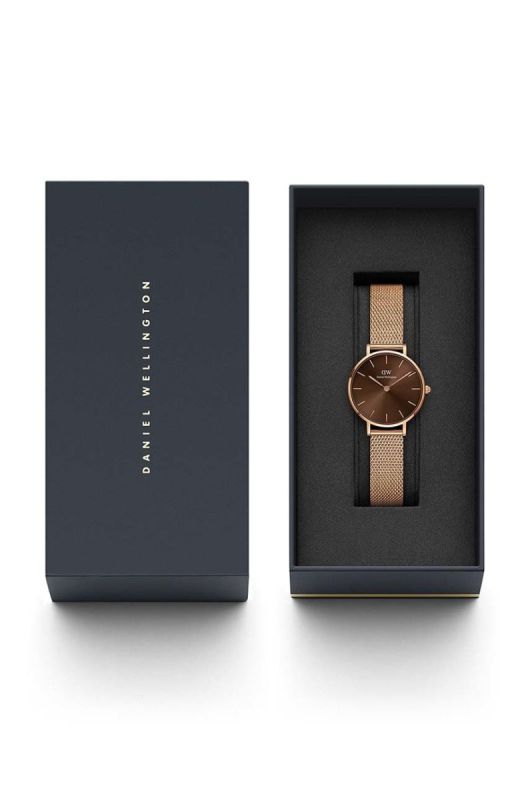 Годинник Daniel Wellington Petite Amber 28 жіночий колір рожевий фото 2