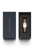 Годинник Daniel Wellington Quadro 20x26 жіночий колір рожевий (2805849)