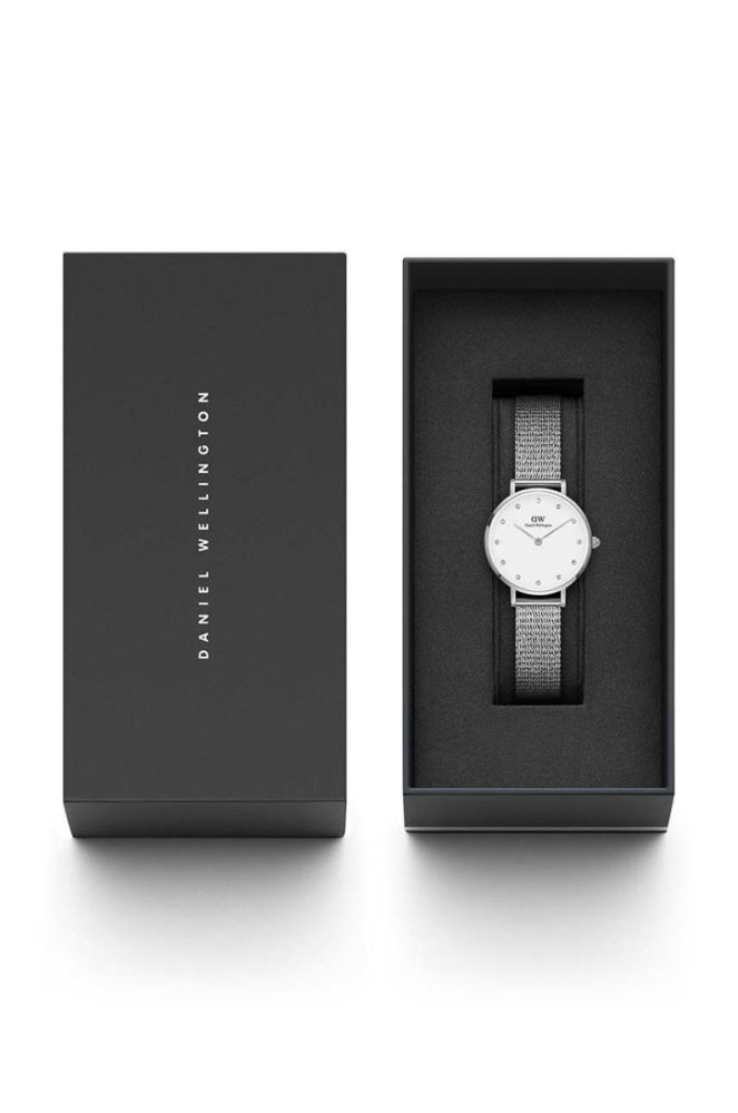 Годинник Daniel Wellington Petite 28 жіночий колір срібний фото 3