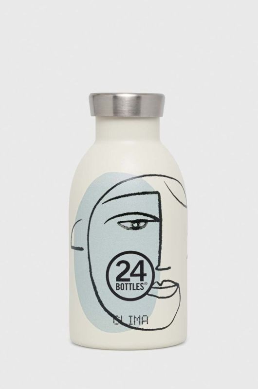 Термічна пляшка 24bottles Clima 330 ml колір білий