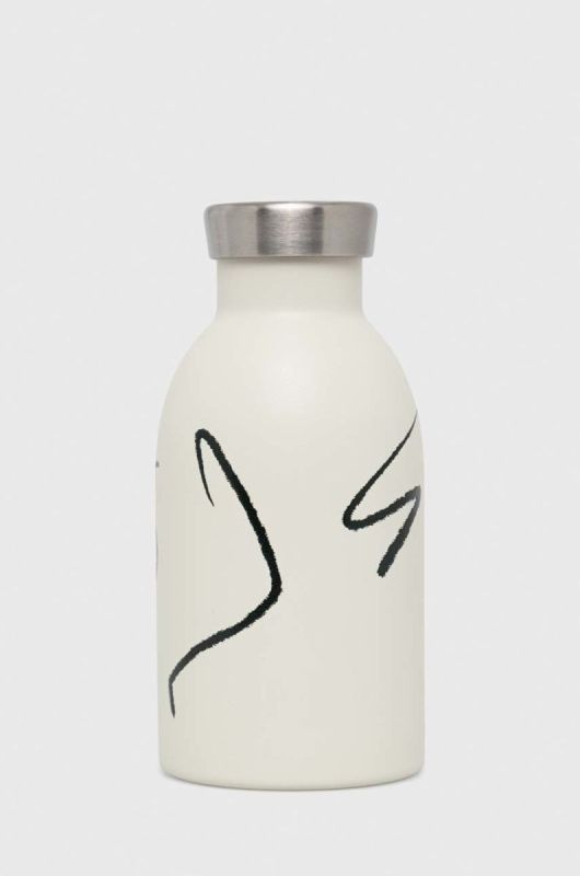 Термічна пляшка 24bottles Clima 330 ml колір білий (CLIMA.330.WHT.CALIP) фото 2