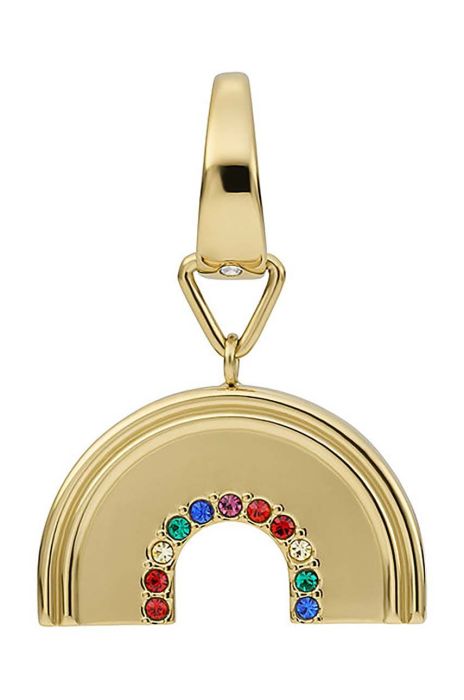 Значок Fossil колір золотий (2863224)