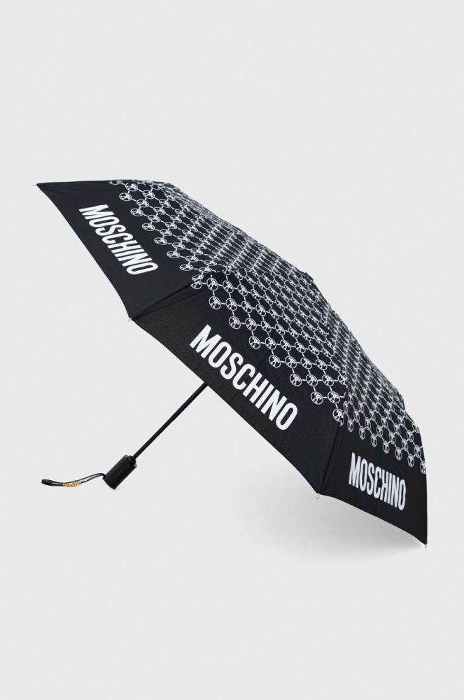 Парасоля Moschino колір чорний (2876661)