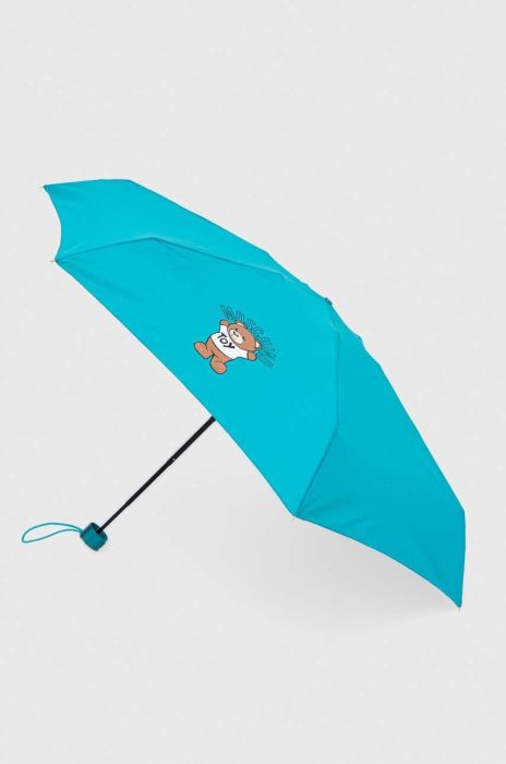 Парасоля Moschino колір бірюзовий (3686682)