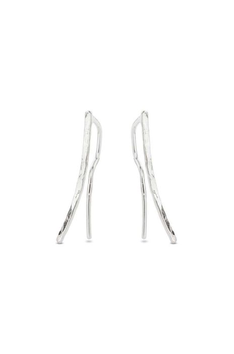 Срібні сережки No More колір срібний (2916725)