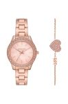 Годинник і браслет Michael Kors жіночий колір золотий