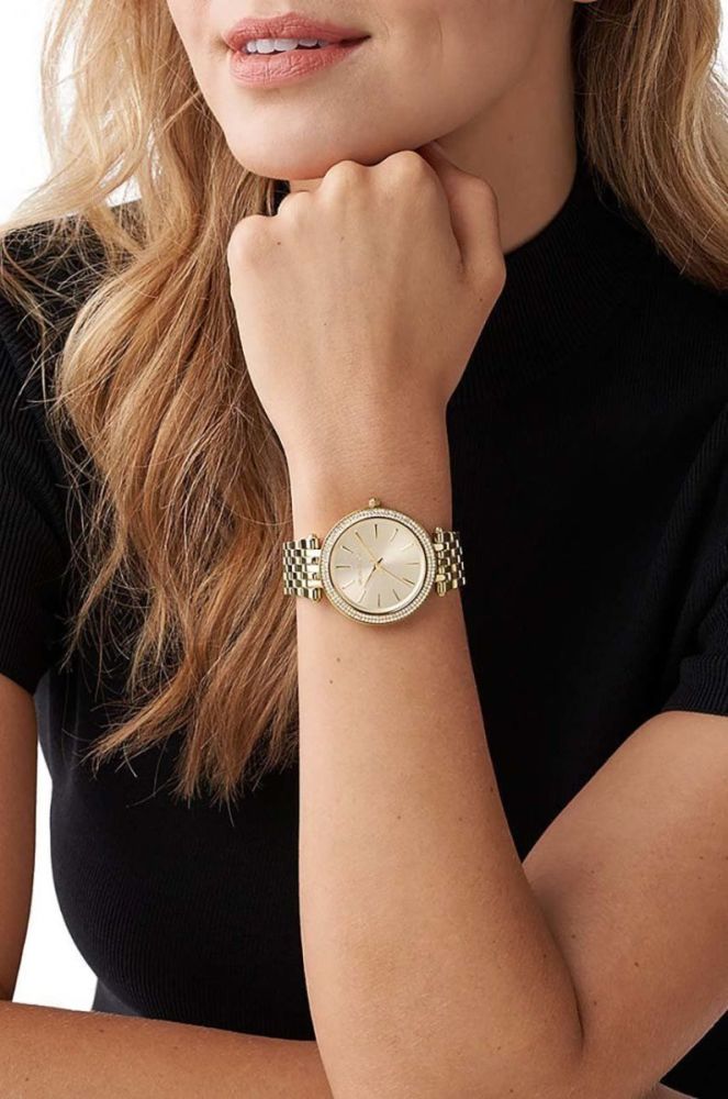 Годинник Michael Kors MK3191 жіночий колір золотий фото 8
