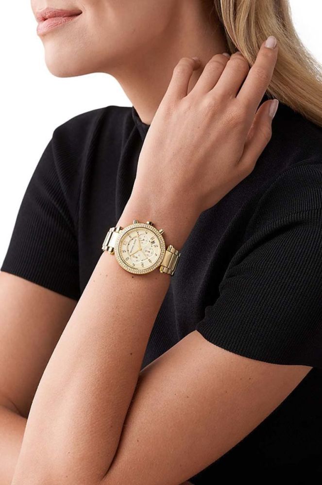 Годинник Michael Kors MK5354 жіночий колір золотий фото 8