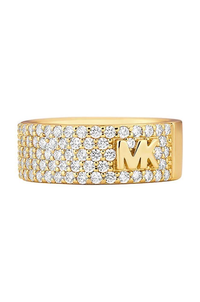 Срібний перстень з позолотою Michael Kors колір золотий