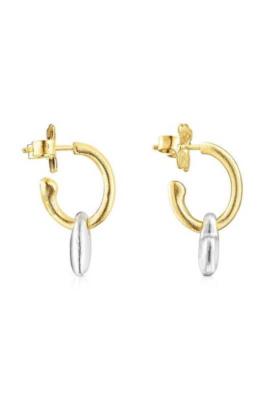 Срібні сережки з позолотою Tous колір барвистий (3068098) фото 2