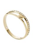Перстень Fossil колір золотий (3093568)