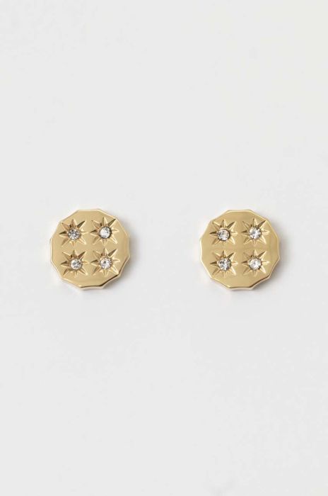 Сережки Fossil колір золотий (3093588)