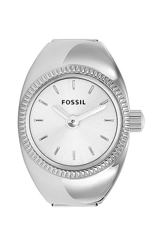 Перстень "годинник" Fossil жіночий колір срібний фото 2