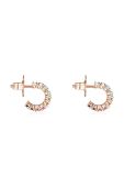 Срібні сережки з позолотою Tous колір рожевий (3157546)