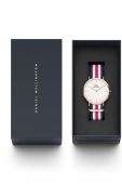 Годинник Daniel Wellington Classic 40 Canterbury RG жіночий колір барвистий