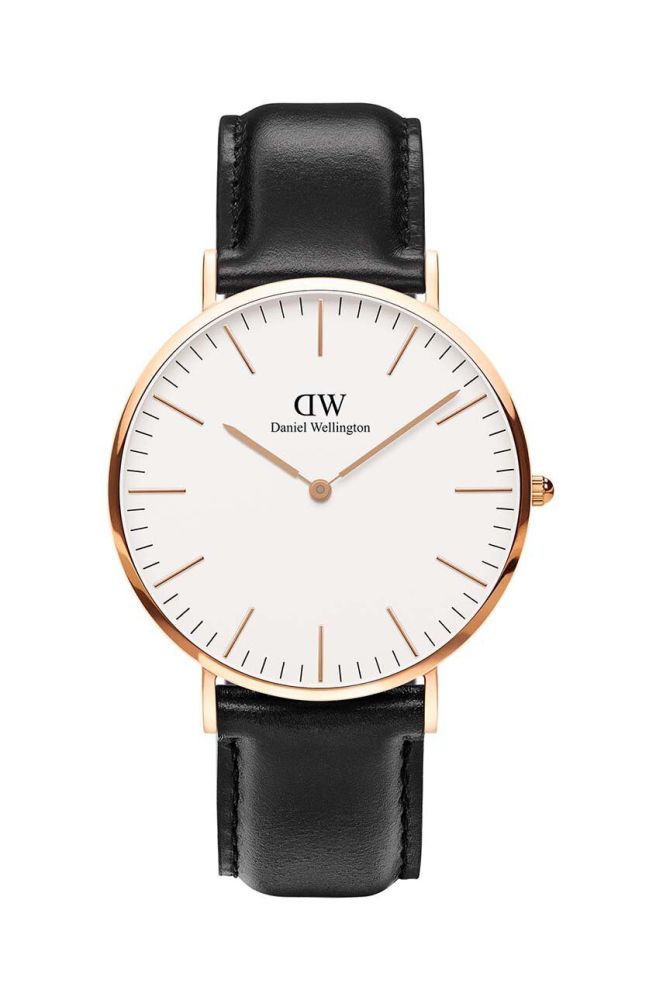 Годинник Daniel Wellington Classic 40 Sheffield RG жіночий колір чорний