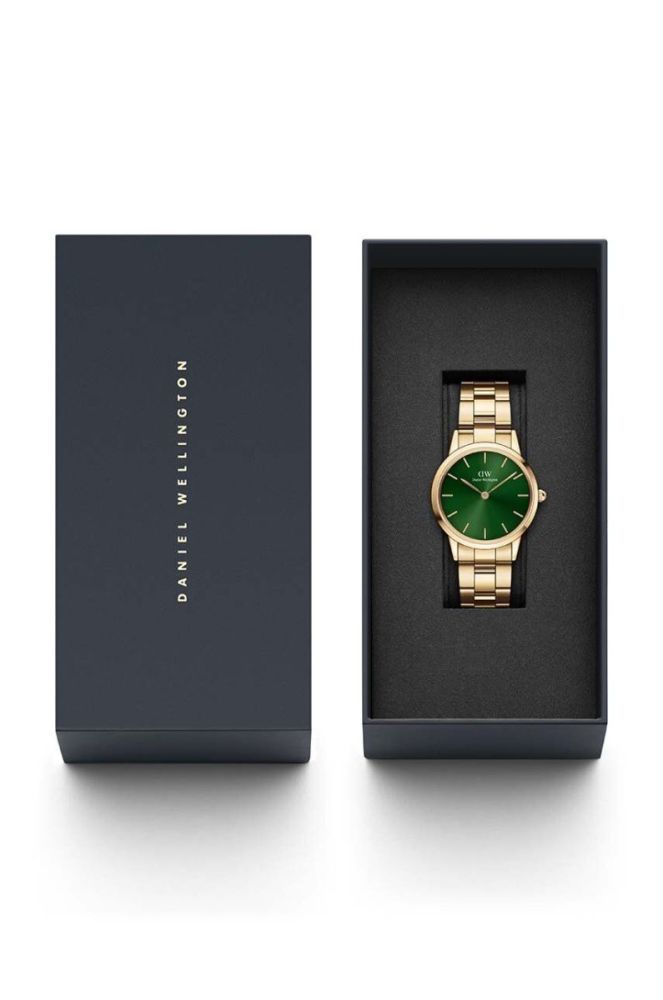 Годинник Daniel Wellington Iconic Link Emerald 32 жіночий колір золотий (3228011) фото 4