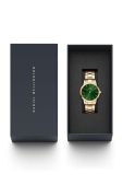 Годинник Daniel Wellington Iconic Link Emerald 32 жіночий колір золотий (3228011)