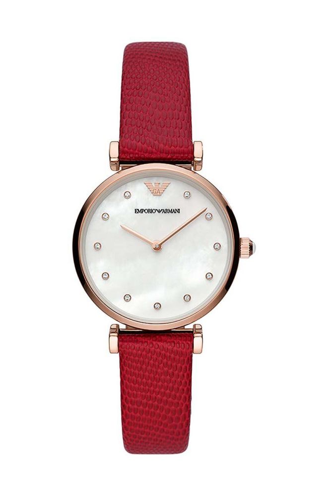 Годинник Emporio Armani жіночий колір червоний (3216013)