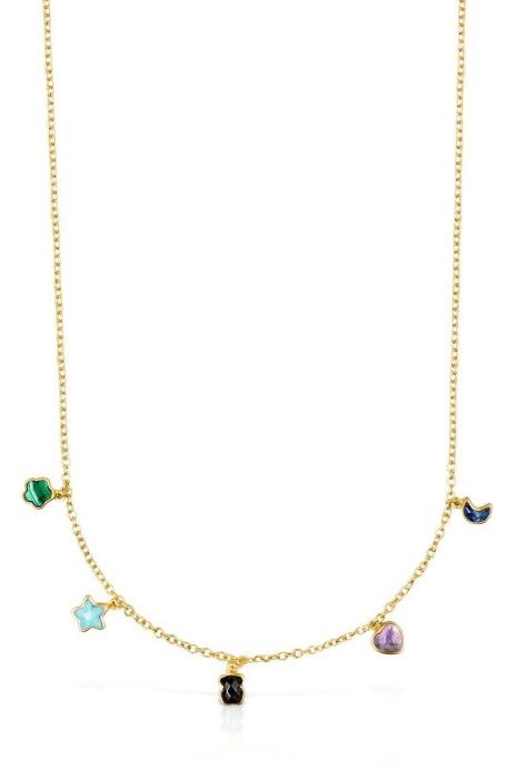 Кольє зі срібла з позолотою Tous колір золотий (3232824)