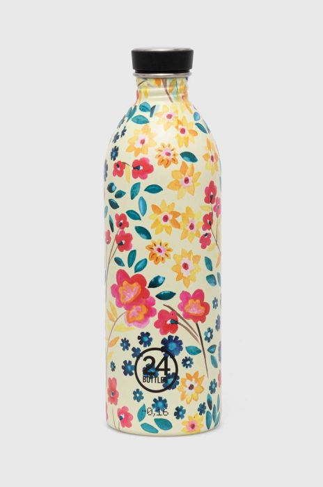 Пляшка 24bottles Urban Bottle Petit Jardin 1000 ml колір барвистий Пляшка 24bottles Urban Bottle Petit Jardin 1000 ml колір барвистий