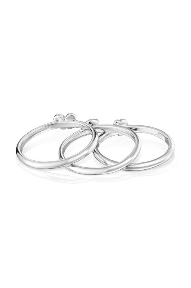 Срібний перстень Tous 3-pack колір срібний (3302400) фото 3