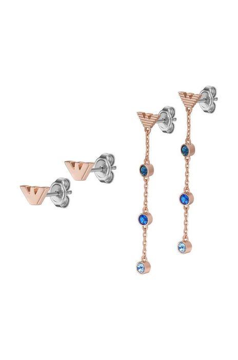 Сережки Emporio Armani 2-pack колір золотий