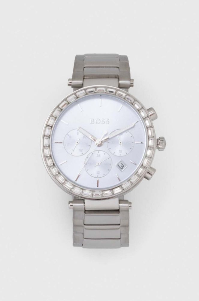 Годинник Hugo Boss жіночий колір срібний